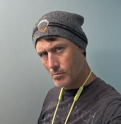 Fan wearing the beanie on the Wall of Gurusalem